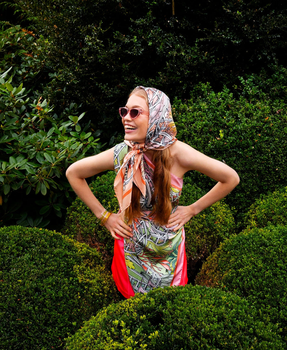 L'Amour Fou | Foulard | Pink Icing – Jayde Cardinalli Design